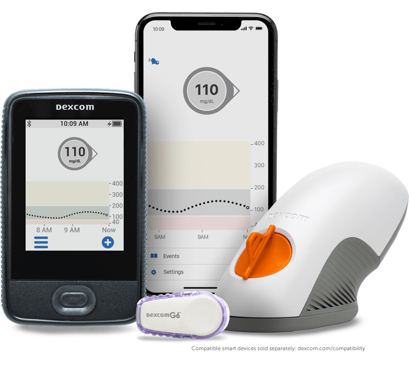 Dexcom G6 Mobile App for Personal Continuous Glucose Monitoring (CGM